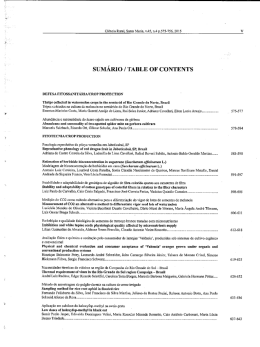 sUM&Aacute;RIo /TABLE on coNTENTs