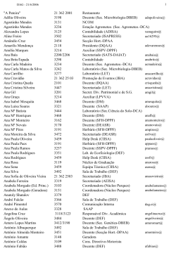 Lista Telefónica ordem nome