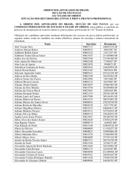 ordem dos advogados do brasil secção de são