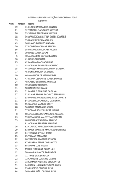 Listagem de suplentes Plataforma Freire
