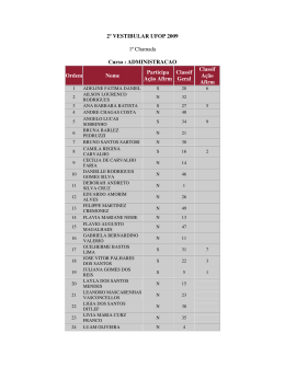 Aprovados 2/09 - Minas Vestibular