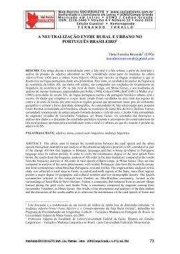 reten&ccedil;&atilde;o e mudan&ccedil;a na fala rural goiana