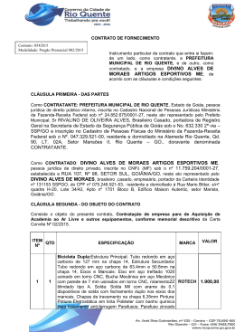Academia ao Ar Livre - Prefeitura de Rio Quente