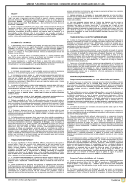 gamesa purchasing conditions / condi&ccedil;&otilde;es gerais de compra (gpc