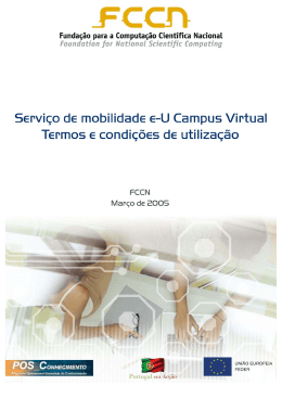 Serviço de Mobilidade e-U Campus Virtual