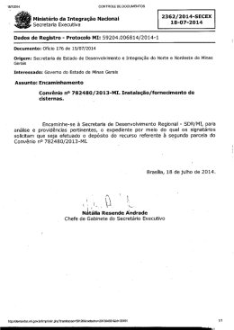 Scanned Document - Ministério da Integração Nacional