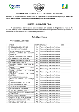 Errata I do Resultado Final