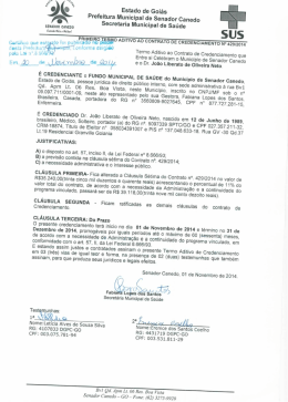 `° .› . " Estado de Goiás - Prefeitura de Senador Canedo