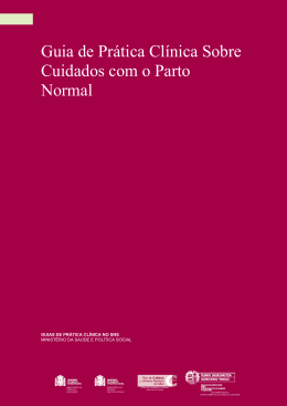Guia de Pr&aacute;tica Cl&iacute;nica Sobre Cuidados com o Parto Normal