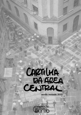 Cartilha da Área Central - Prefeitura de São Paulo