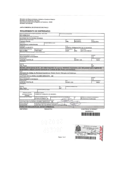Secretaria de Comércio e Serviços Departamemo