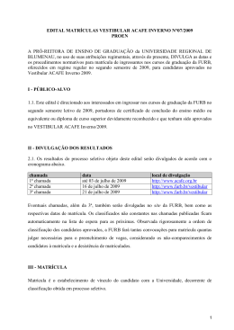 Edital_ PROEN_N_07_2009_Matriculas_Calouros__ACAFE_2009_2