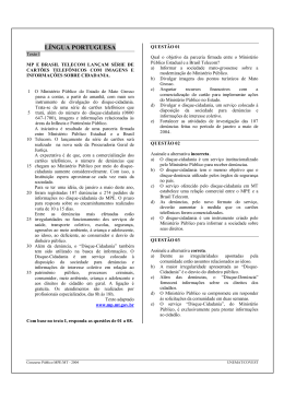 AGENTE ADMINISTRATIVO E OFICIAL DE DILIG&Ecirc;NCIA