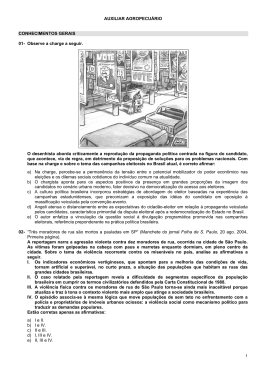 Prova - Auxiliar Agropecu&aacute;rio