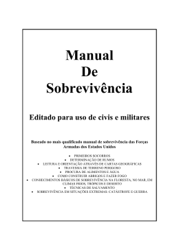 Manual de Sobrevivência – Parte 1