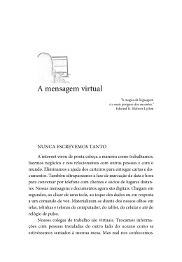 Primeiro Cap&iacute;tulo