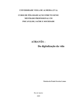 da digitalização da Vida