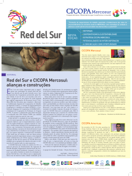 Red del Sur e CICOPA Mercosul: alian&ccedil;as e