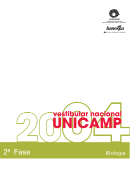 2ª Fase - Unicamp