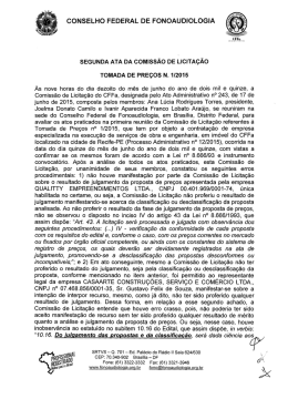Ata 2ª Reunião - Conselho Federal de Fonoaudiologia