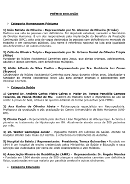 Veja a lista de homenageados