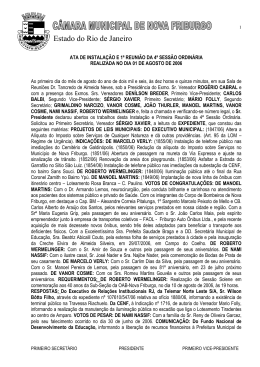 Estado do Rio de Janeiro - C&acirc;mara Municipal de Nova Friburgo