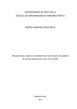 Educação para a saúde e a atividade física na promoção da