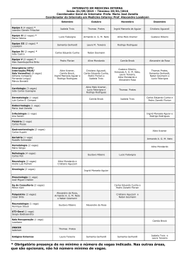 Divis&atilde;o Internato, Escala Vila Bom Jesus e Vila F&aacute;tima