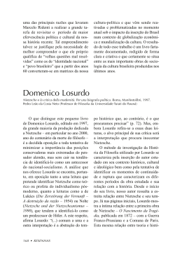 Domenico Losurdo - Instituto de Filosofia e Ci&ecirc;ncias Humanas