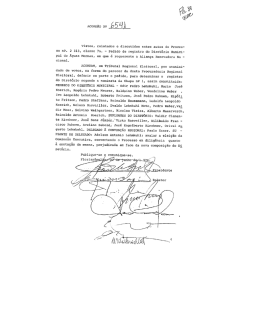 AcoRD&Atilde;o N? &ouml; L? - Tribunal Regional Eleitoral de Santa Catarina