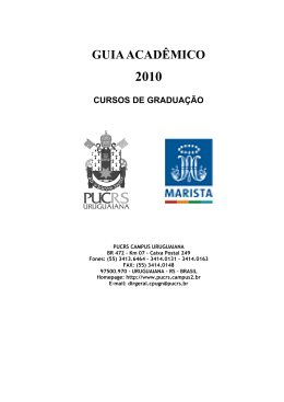 guia acadêmico 2010 cursos de graduação