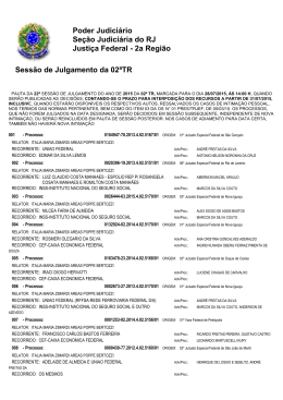 28/07/2015 - Justiça Federal – Seção Judiciária do Rio de Janeiro