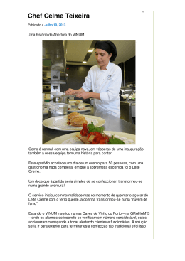 Chef Celme Teixeira | Alivetaste