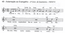 48 - Aciamação ao Evangelho - 2° Dom. da Quaresma