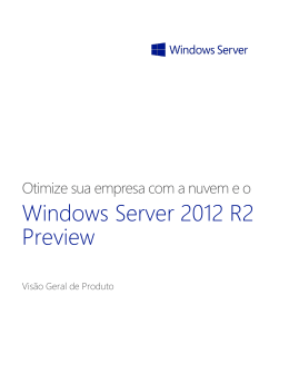 Windows Server 2012: Cloud optimizing your IT