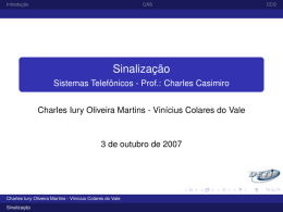 Sinaliza&ccedil;&atilde;o