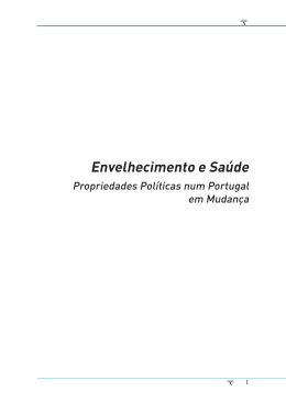 Envelhecimento e Sa&uacute;de
