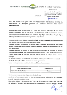 Avaliação Psicológica e convocatória para EPS