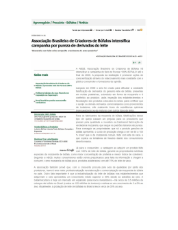 Portal do - Associa&ccedil;&atilde;o Brasileira de Criadores de B&uacute;falos