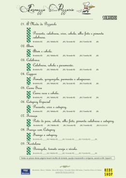 Salgadas - Pizzaria Fornazza