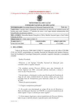 Parecer CNE/CES n&ordm; 365/2003