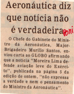 Aeron&aacute;utica diz que not&iacute;cia n&atilde;o &eacute; verdade