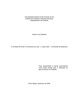 Instituto de Filosofia e Ci&ecirc;ncias Humanas Departamento de Filosofia