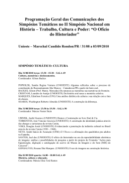 SIMP&Oacute;SIO TEM&Aacute;TICO: CULTURA