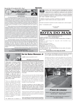 2ª Página - Jornal Rota do Mar