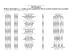 Edital de Homologa&ccedil;&atilde;o n&ordm;001/2014
