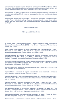 Professor Doutor Ant&oacute;nio Ferreira de Brito