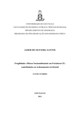 JADER DE OLIVEIRA SANTOS Fragilidade e Riscos