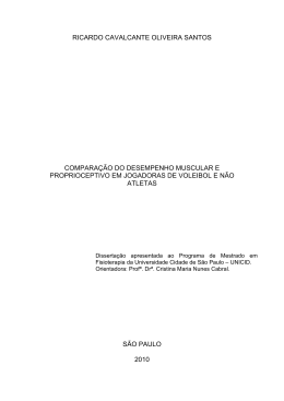 ricardo cavalcante oliveira santos compara&ccedil;&atilde;o do desempenho