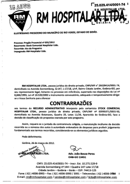 ii* Mw N a A. - Prefeitura de Rio Verde